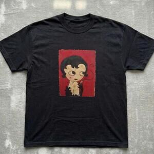 Black Betty Boop Tee With Red Graphic
